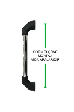 Metal Sabit Engelli Yaşlı Hasta Tutamağı Krom Kaplama Tutunma Barı 50 Cm - Görsel 2