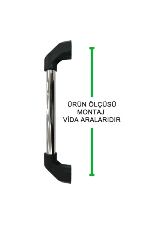 Metal Sabit Engelli Yaşlı Hasta Tutamağı Krom Kaplama Tutunma Barı 50 Cm - Görsel 2