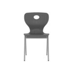 Modern Monoblok Sandalye Kurs Okul Kolej Öğrenci Sandalyesi Antrasit Gri-2.jpg