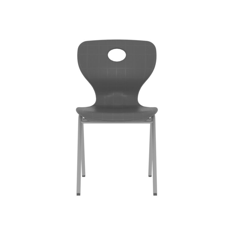 Modern Monoblok Sandalye Kurs Okul Kolej Öğrenci Sandalyesi Antrasit Gri-2.jpg