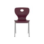 Modern Monoblok Sandalye Kurs Okul Kolej Öğrenci Sandalyesi Bordo-2.jpg