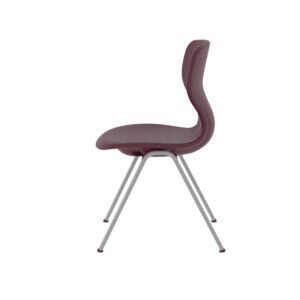 Modern Monoblok Sandalye Kurs Okul Kolej Öğrenci Sandalyesi Bordo-3.jpg