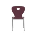 Modern Monoblok Sandalye Kurs Okul Kolej Öğrenci Sandalyesi Bordo-4.jpg