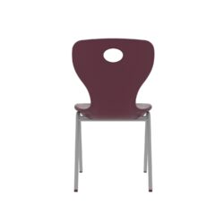 Modern Monoblok Sandalye Kurs Okul Kolej Öğrenci Sandalyesi Bordo-4.jpg