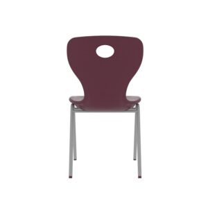 Modern Monoblok Sandalye Kurs Okul Kolej Öğrenci Sandalyesi Bordo-4.jpg