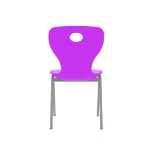Modern Monoblok Sandalye Kurs Okul Kolej Öğrenci Sandalyesi Fuşya-4.jpg