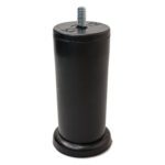 12 Cm Asena Plastik Ayak 3/8 Siyah-1.jpg