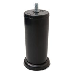 12 Cm Asena Plastik Ayak 3/8 Siyah-1.jpg