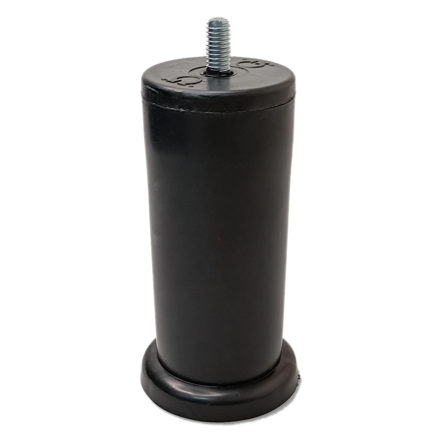 12 Cm Asena Plastik Ayak 3/8 Siyah-1.jpg