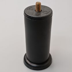 12 Cm Asena Plastik Ayak 3/8 Siyah-3.jpg