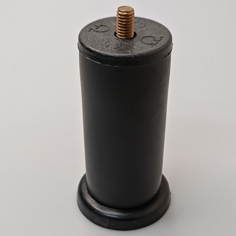 12 Cm Asena Plastik Ayak 3/8 Siyah-3.jpg
