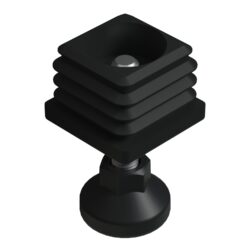 40x40 Mm Kademeli Plastik Rotil Ayak M10 - Profil Ayağı Tezgah Ayarlı Ayak Siyah-4.jpg