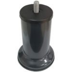 10 Cm Baza Ayağı Koltuk Ayağı Kanepe Ayağı Civatalı 3/8 (kalın Diş) Antrasit Gri-2.jpg