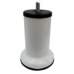 10 Cm Baza Ayağı Koltuk Ayağı Kanepe Ayağı Civatalı M8 (ince Diş) Beyaz-1.jpg