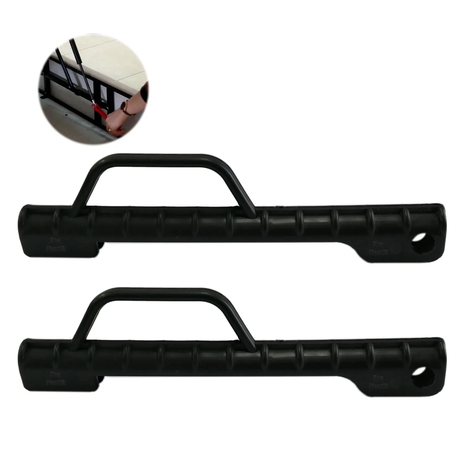 Koç Baza Piston Amortisör Makas Emniyet Kilidi Kulplu Siyah (sağ - Sol 1 Takım) - Görsel 1