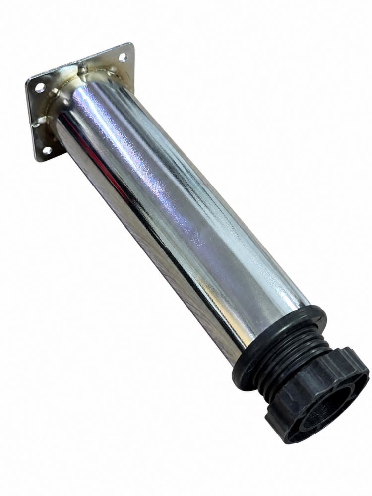 Tablalı Ayarlı Metal Dolap Tezgah Baza Koltuk Kanepe Ayağı Krom Çap:42 Mm 20 Cm-3.jpg