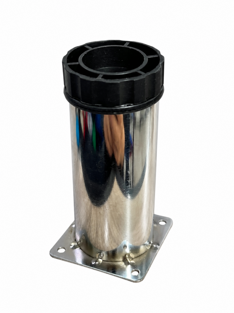 Tablalı Ayarlı Metal Dolap Tezgah Baza Koltuk Kanepe Ayağı Krom Çap:51 Mm 12 Cm-3.jpg
