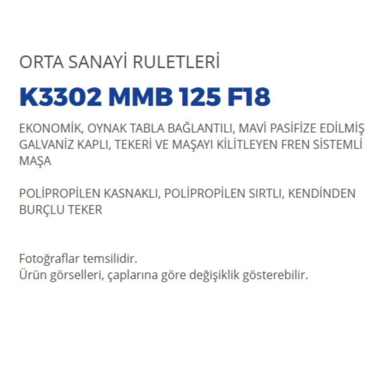 Mavi Pasifize Edilmiş Galvaniz Kaplı