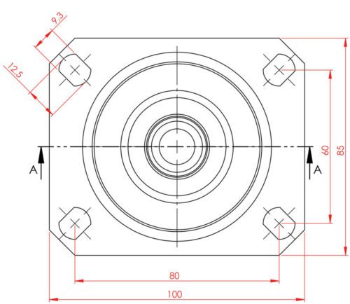 80x30 Polyamid Oynar Frenli Teker Sarı-2.jpg