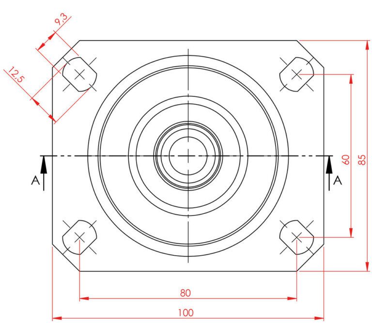 80x30 Polyamid Oynar Frenli Teker Sarı-2.jpg