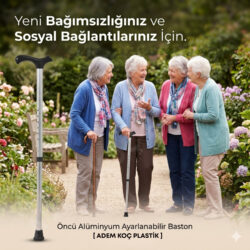 Yükseklik Ayarlı Alüminyum Gövdeli Baston Asa 100 Cm-4.jpg