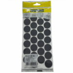 Pacific Yuvarlak Yapışkanlı Sandalye Koltuk Mobilya Ayak Keçesi Felt 28 Mm Siyah-1.jpg