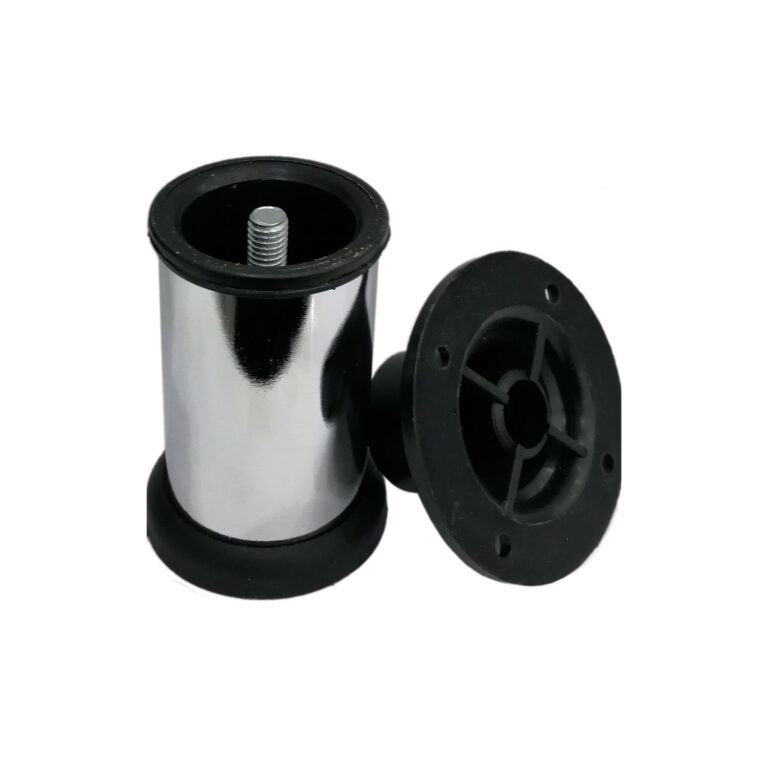 Seres Vidalı Metal Ayak 10 Cm Krom Siyah-2.jpg