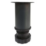 Tablalı Ayarlı Metal Dolap Tezgah Baza Sehpa Koltuk Kanepe Ayağı Antrasit Gri Çap:51 Mm 10 Cm-2.jpg