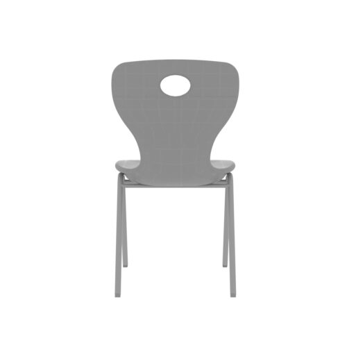Modern Monoblok Sandalye Kurs Okul Kolej Öğrenci Sandalyesi Gri-4.jpg