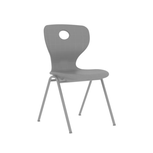 Modern Monoblok Sandalye Kurs Okul Kolej Öğrenci Sandalyesi Gri-1.jpg