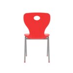 Modern Monoblok Sandalye Kurs Okul Kolej Öğrenci Sandalyesi Kırmızı-4.jpg
