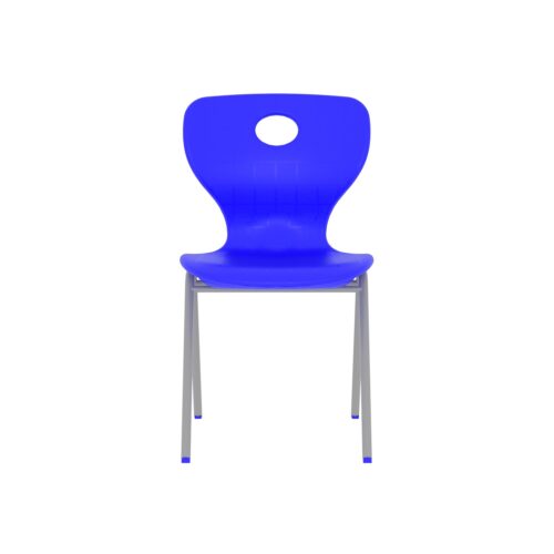 Modern Monoblok Sandalye Kurs Okul Kolej Öğrenci Sandalyesi Mavi-2.jpg