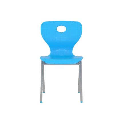 Modern Monoblok Sandalye Kurs Okul Kolej Öğrenci Sandalyesi Açık Mavi-2.jpg
