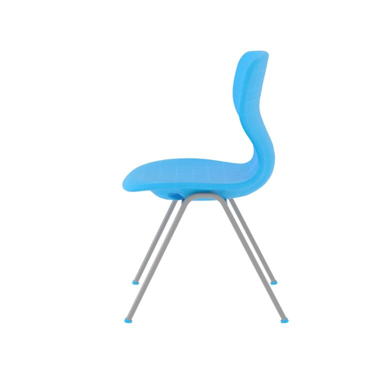 Modern Monoblok Sandalye Kurs Okul Kolej Öğrenci Sandalyesi Açık Mavi-3.jpg