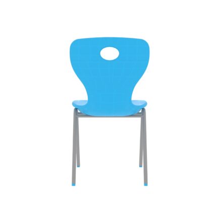 Modern Monoblok Sandalye Kurs Okul Kolej Öğrenci Sandalyesi Açık Mavi-4.jpg