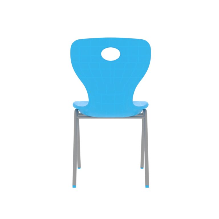 Modern Monoblok Sandalye Kurs Okul Kolej Öğrenci Sandalyesi Açık Mavi-4.jpg