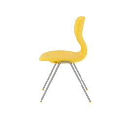 Modern Monoblok Sandalye Kurs Okul Kolej Öğrenci Sandalyesi Sarı-3.jpg