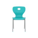 Modern Monoblok Sandalye Kurs Okul Kolej Öğrenci Sandalyesi Turkuaz-2.jpg