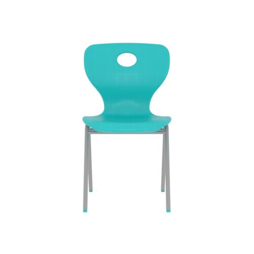 Modern Monoblok Sandalye Kurs Okul Kolej Öğrenci Sandalyesi Turkuaz-2.jpg