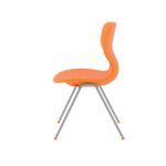 Modern Monoblok Sandalye Kurs Okul Kolej Öğrenci Sandalyesi Turuncu-3.jpg