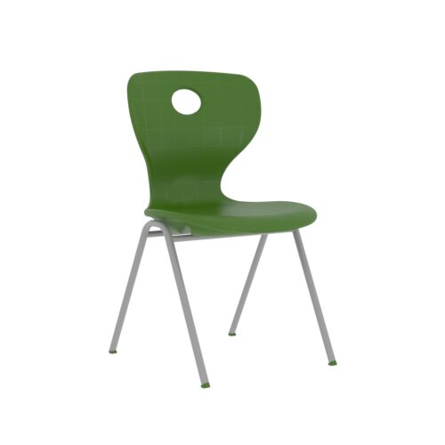 Modern Monoblok Sandalye Kurs Okul Kolej Öğrenci Sandalyesi Yeşil-1.jpg