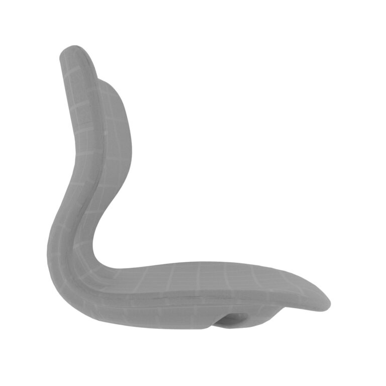 Monoblok Sandalye Oturağı Plastik Sandalye Tablası - Gri-4.jpg