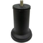 8 Cm Baza Ayağı Koltuk Ayağı Kanepe Ayağı Civatalı M8 (ince Diş) Texture Siyah-2.jpg