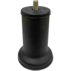 8 Cm Baza Ayağı Koltuk Ayağı Kanepe Ayağı Civatalı M8 (ince Diş) Texture Siyah-2.jpg