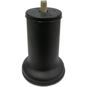 8 Cm Baza Ayağı Koltuk Ayağı Kanepe Ayağı Civatalı M8 (ince Diş) Texture Siyah-2.jpg