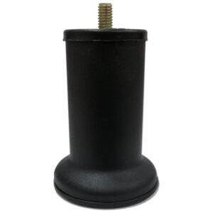 8 Cm Baza Ayağı Koltuk Ayağı Kanepe Ayağı Civatalı M8 (ince Diş) Texture Siyah-1.jpg