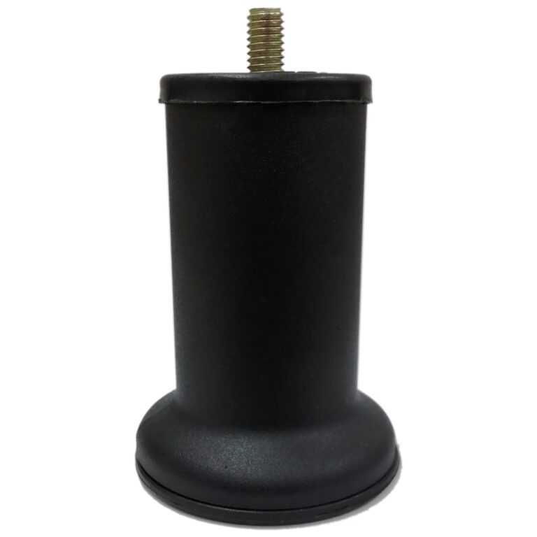 8 Cm Baza Ayağı Koltuk Ayağı Kanepe Ayağı Civatalı 3/8 (kalın Diş) Texture Siyah-1.jpg