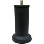 12 Cm Baza Ayağı Koltuk Ayağı Kanepe Ayağı Civatalı 3/8 (kalın Diş) Texture Siyah-1.jpg