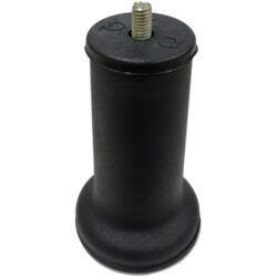 12 Cm Baza Ayağı Koltuk Ayağı Kanepe Ayağı Civatalı 3/8 (kalın Diş) Texture Siyah-2.jpg