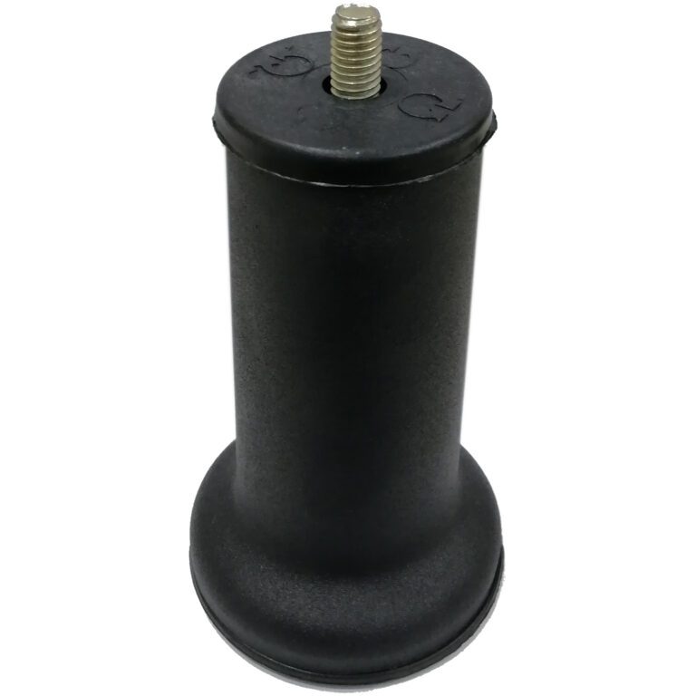 12 Cm Baza Ayağı Koltuk Ayağı Kanepe Ayağı Civatalı 3/8 (kalın Diş) Texture Siyah-2.jpg